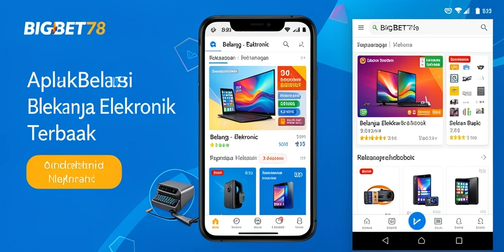 Tampilan antarmuka pengguna aplikasi BIGBET78 yang modern dan mudah digunakan.