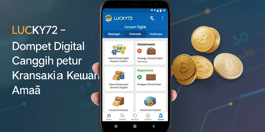 Antarmuka LUCKY72 yang intuitif dan mudah digunakan.