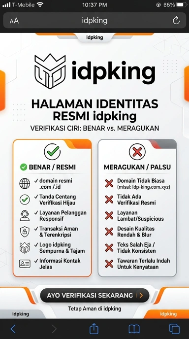 Kanal Resmi idpking untuk Pengguna Android